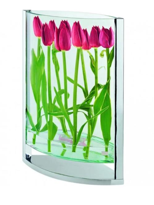 Design vaas: Decade Philippi Germany met optisch effect.ZGAN, Huis en Inrichting, Woonaccessoires | Vazen, Zo goed als nieuw, Overige kleuren