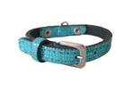 ALOKÉ Halsband Shiny Blue XXS Nekomtrek 13,5-17,5 cm KOOPJE!, Ophalen of Verzenden, Handgemaakt, Nieuw