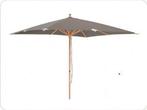 Luxe houten Premium FSC tuinparasol antraciet 3m, Tuin en Terras, Parasols, Ophalen, Nieuw, 3 tot 4 meter, Stokparasol