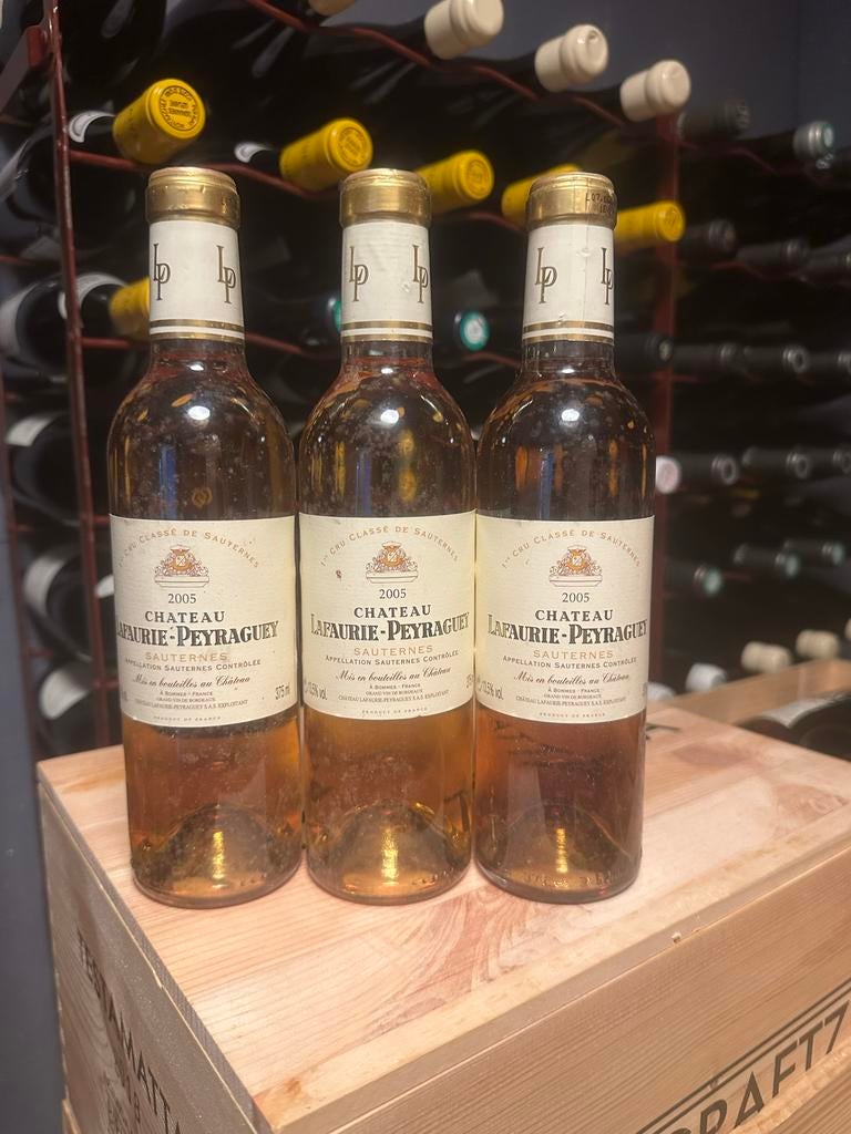 Chateau Lafaurie-Peyraguey 2005 Sauternes, Frankrijk, Ophalen of Verzenden, Vol, Witte wijn
