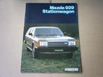 Mazda 929 Stationwagon 5 / 1984 en of 10 / 1984 10 pag., Boeken, Auto's | Folders en Tijdschriften, Verzenden, Zo goed als nieuw