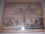 antieke ets stede schellinkhout, Antiek en Kunst, Kunst | Etsen en Gravures, Ophalen of Verzenden