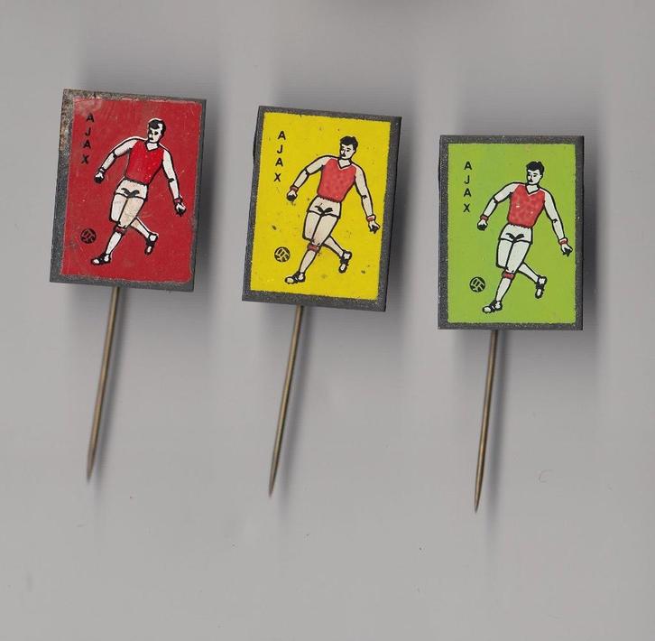 Voetbal Ajax Amsterdam speldjes, Verzamelen, Speldjes, Pins en Buttons, Gebruikt, Speldje of Pin, Overige onderwerpen, Ophalen of Verzenden