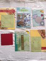 borduur-en prikmallen en embossen,, Hobby en Vrije tijd, Kaarten | Zelf maken, Ophalen of Verzenden, Zo goed als nieuw, Overige thema's
