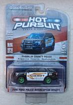 2016 Ford Police Utility Greenlight 1/64 chase Franklin, Hobby en Vrije tijd, Modelauto's | Overige schalen, Ophalen of Verzenden