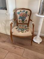 Charmante Biedermeier damesstoel met bloemmotief, Huis en Inrichting, Ophalen, Gebruikt, Bruin, Eén