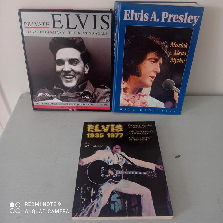 Elvis Presley boeken 3x, Boeken, Muziek, Zo goed als nieuw, Artiest, Ophalen of Verzenden