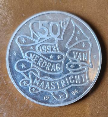 50 Gulden 1993 - Verdrag van Maastricht UNC beschikbaar voor biedingen