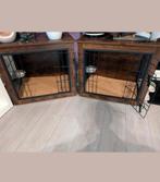 Dubbel Dieren Bench / Meubel (2 stuks ) stijlvolle hout, Ophalen, Zo goed als nieuw, Minder dan 75 cm