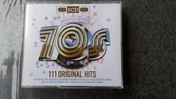 6 CD box 70s - 111 Original Hits 70's beschikbaar voor biedingen