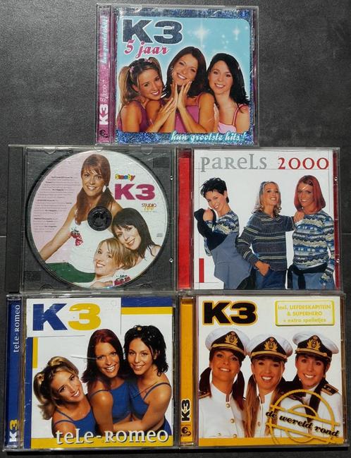 CD Set - K3 - Tele Romeo De Wereld Rond 5 Jaar, Cd's en Dvd's, Cd's | Kinderen en Jeugd, Zo goed als nieuw, Muziek, Ophalen of Verzenden