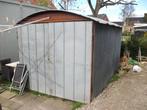 Stalen demontabele opslagruimte  breed 2500 hoogte 2300, Tuin en Terras, Ophalen, Gebruikt, Metaal, Containerberging