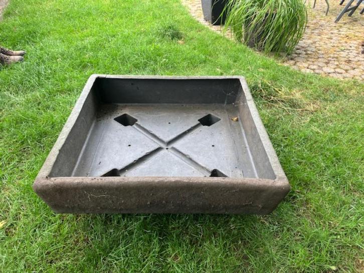 Plantenbak, Tuin en Terras, Bloembakken en Plantenbakken, Gebruikt, Kunststof, Tuin, Minder dan 30 cm, 60 tot 100 cm, Rechthoekig