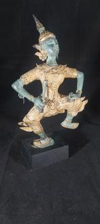 Thaise bronzen tempelwachter/danser, Ophalen of Verzenden