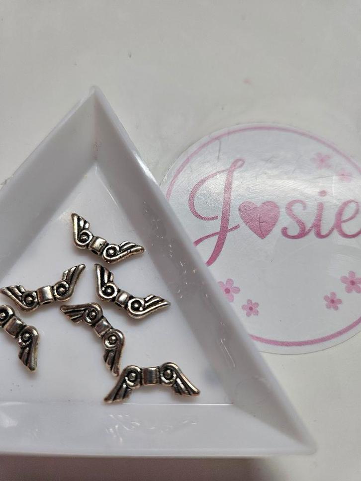 Vleugel Spacers #36, Hobby en Vrije tijd, Kralen en Sieraden maken, Nieuw, Tussenstuk of Tussenkraal, Ophalen