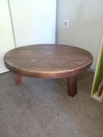 Eiken salontafel ruig vintage, Huis en Inrichting, Ophalen, Gebruikt, 50 tot 100 cm, Ruige afwerking