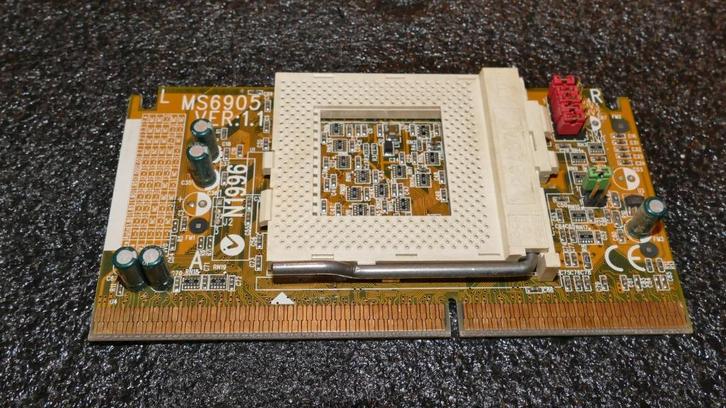 MSI | MS6905 | Slotket | Slocket | Intel Pentium Coppermine, Computers en Software, Vintage Computers, Ophalen of Verzenden