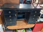 Vintage Bureau met Lades zwart gelakt leuk klein, Ophalen, Gebruikt, Bureau