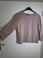 Opus Flixi Blouse,  taupe zilver, Maat 38/40 (M), Beige, Ophalen of Verzenden, Zo goed als nieuw