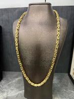 Prachtige 14 karaats gouden koningsketting 70 cm 5.5 mn, Sieraden, Tassen en Uiterlijk, Kettingen, Ophalen of Verzenden, Zo goed als nieuw