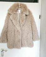 Fake fur/fluffy jas H&M, H&M, Beige, Ophalen of Verzenden, Zo goed als nieuw