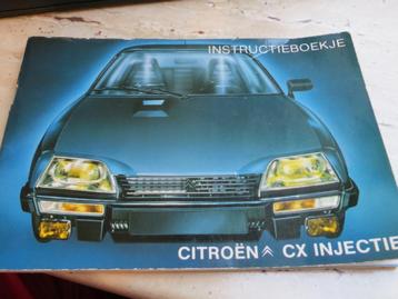 Instructieboek Citroen CX 2500 injectie, CX 2500 Break 1984 beschikbaar voor biedingen