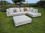 Minotti Andersen hoekbank design sofa + hocker, Ophalen of Verzenden, Stof