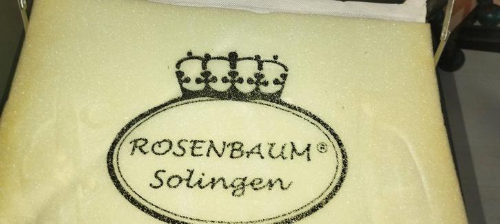 Messenset Rosenbaum Solingen, Huis en Inrichting, Keuken | Bestek, Nieuw, Bestekset, Rvs of Chroom, Vaatwasserbestendig, Ophalen of Verzenden