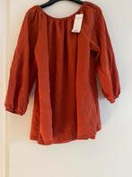 Oranje blouse top met kaartje eraan one size nieuw, Ophalen of Verzenden