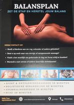 Masseur/Massage- deep tissue, sportmassage, ontspanning, Eén persoon, Cadeaubon, Overige typen