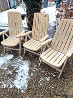 Hartman Tuintafel + 3 Kettler tuinstoelen, Ophalen, Zo goed als nieuw, Kunststof