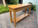 Blank eiken sidetable, Ophalen, 25 tot 50 cm, Minder dan 150 cm, Minder dan 100 cm