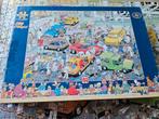 Jan van Haasteren Puzzel  In de Autospuiterij 500 Stukjes, Ophalen of Verzenden, 500 t/m 1500 stukjes, Gebruikt, Legpuzzel