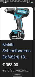 Makita Boormachine 18V 5.0Ah, Doe-het-zelf en Verbouw, Gereedschap | Boormachines, Ophalen, Variabele snelheid, Boor- en Schroefmachine