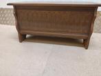 Oude eikenhouten dekenkist met klep – 80 cm breed, Ophalen, Minder dan 50 cm, Gebruikt, 50 tot 100 cm