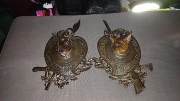 2 antieke jachttrofeeën beschikbaar voor biedingen