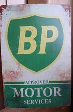 BP REKLAME -METAAL-, Verzamelen, Ophalen of Verzenden, Gebruikt, Reclamebord