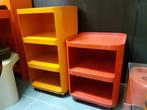 Kartell componibili oranje en rood jaren 70 space age design, Huis en Inrichting, Gebruikt, ?, Kartell, ?