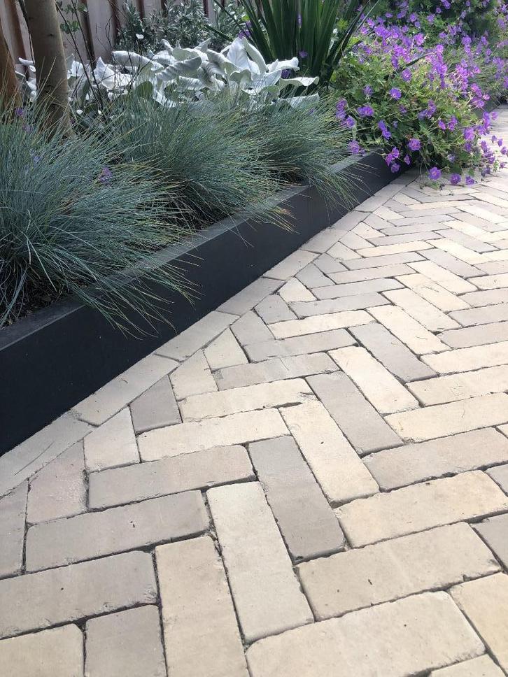 opsluitbanden zwart basalt natuursteen kleurvast donker, Tuin en Terras, Tegels en Klinkers, Nieuw, Overige typen, Natuursteen