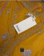 Dixie - Prachtige geborduurde blouse maat S - Nieuw, Geel, Nieuw, X, Maat 36 (S)