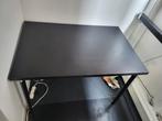 Verstelbare tafel/bureau zwart - IKEA, Ophalen, In hoogte verstelbaar, Gebruikt, Bureau