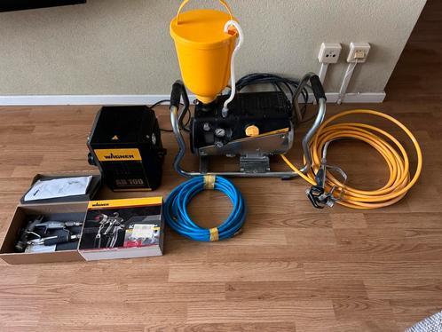 Wagner SF 23 Plus + AirBoost 100 + AC 4600 Professional, Doe-het-zelf en Verbouw, Schildersmaterialen, Zo goed als nieuw, Verfspuit of Verfpomp