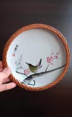 Chinees keramisch bord versierd met vogels, Antiek en Kunst, Antiek | Porselein, Ophalen of Verzenden
