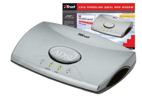 Trust ADSL Web Modem 235A, Computers en Software, Routers en Modems, Gebruikt, Ophalen of Verzenden