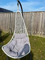 Hangstoel wit met antraciet frame. Ophalen, Tuin en Terras, Tuinstoelen, Ophalen of Verzenden, Zo goed als nieuw
