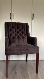 Mooie zwarte velvet stoel van Oláv, Huis en Inrichting, Ophalen, Zwart, Zo goed als nieuw, Modern en klassiek
