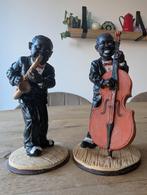 2 beelden Amerikaanse Jazz orkest, Verzamelen, Beelden en Beeldjes, Ophalen of Verzenden, Zo goed als nieuw, Mens