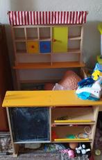 houten speel winkel, Kinderen en Baby's, Speelgoed | Houten speelgoed, Ophalen, Zo goed als nieuw, Meubelstuk of Keukentje