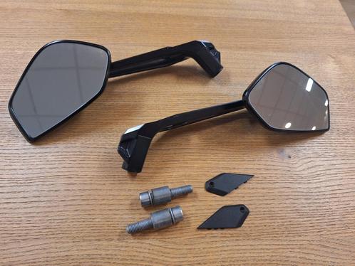BMW Spiegels HP Zwart Zilver Option 719 Gefreesd, Motoren, Accessoires | Overige, Gebruikt, Ophalen of Verzenden