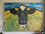 Print koe, Gebruikt, 50 tot 75 cm, Ophalen of Verzenden, Print
